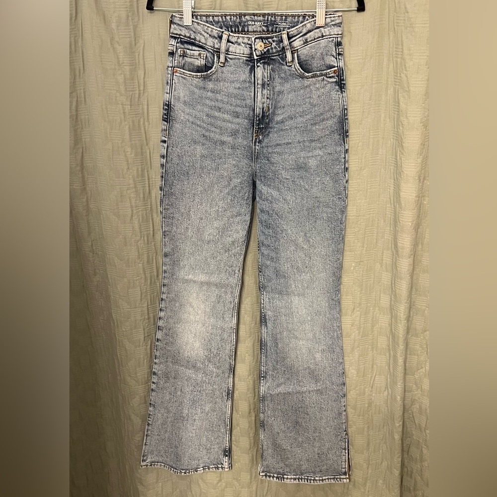Old Navy Light Blue Flare Jeans